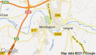 Plan de Montbazon