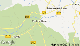 Plan de Pont-de-Ruan