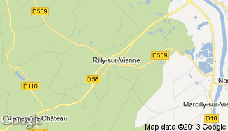 Plan de Rilly-sur-Vienne