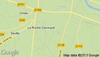 Plan de La Roche-Clermault