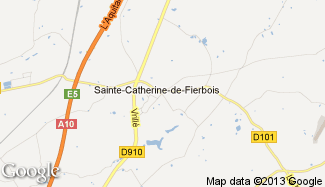 Plan de Sainte-Catherine-de-Fierbois