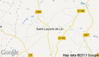 Plan de Saint-Laurent-de-Lin