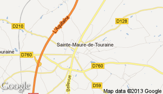 Plan de Sainte-Maure-de-Touraine