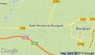 Plan de Saint-Nicolas-de-Bourgueil