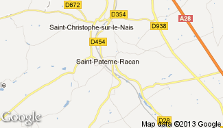 Plan de Saint-Paterne-Racan