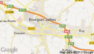 Plan de Bourgoin-Jallieu