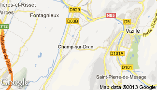 Plan de Champ-sur-Drac