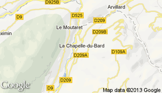 Plan de La Chapelle-du-Bard
