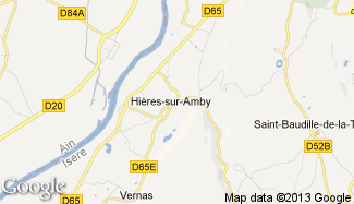 Plan de Hières-sur-Amby