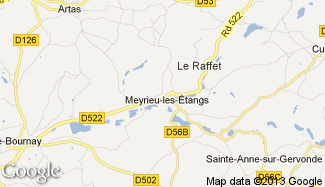 Plan de Meyrieu-les-Étangs