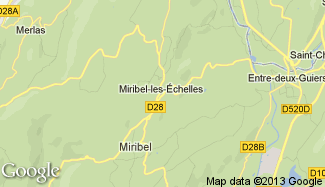 Plan de Miribel-les-Échelles