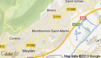 Plan de Montbonnot-Saint-Martin