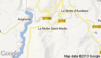 Plan de La Motte-Saint-Martin