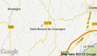 Plan de Saint-Bonnet-de-Chavagne