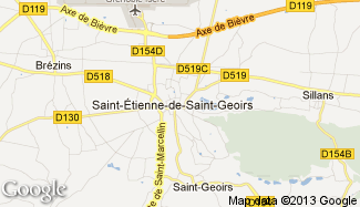 Plan de Saint-Étienne-de-Saint-Geoirs