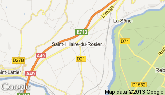 Plan de Saint-Hilaire-du-Rosier