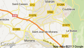 Plan de Saint-Jean-de-Moirans