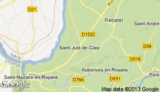 Plan de Saint-Just-de-Claix