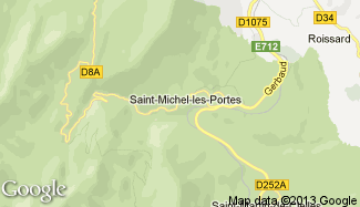 Plan de Saint-Michel-les-Portes