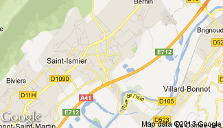 Plan de Saint-Nazaire-les-Eymes