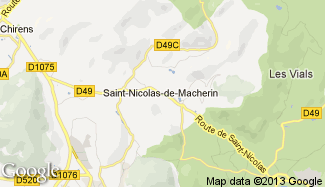 Plan de Saint-Nicolas-de-Macherin