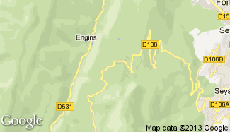 Plan de Saint-Nizier-du-Moucherotte