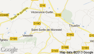 Plan de Saint-Sorlin-de-Morestel