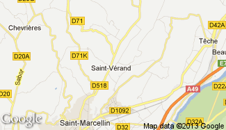 Plan de Saint-Vérand