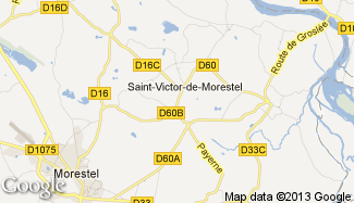 Plan de Saint-Victor-de-Morestel