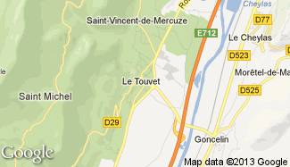 Plan de Le Touvet