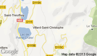 Plan de Villard-Saint-Christophe