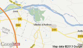 Plan de Villette-d'Anthon