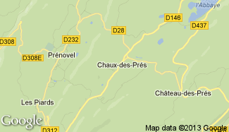 Plan de Chaux-des-Prés