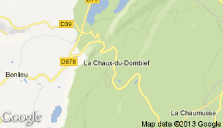 Plan de La Chaux-du-Dombief