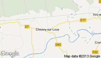 Plan de Chissey-sur-Loue