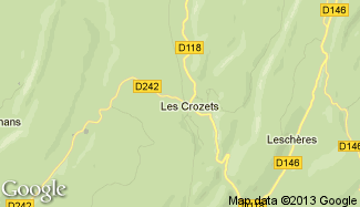 Plan de Les Crozets