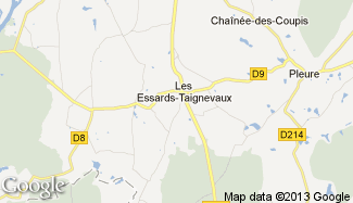 Plan de Les Essards-Taignevaux