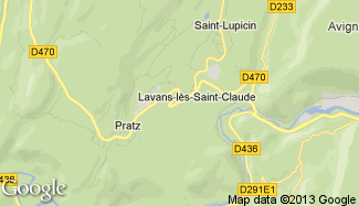 Plan de Lavans-lès-Saint-Claude