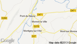 Plan de Monnet-la-Ville