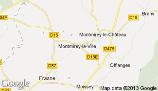 Plan de Montmirey-la-Ville