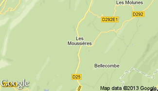 Plan de Les Moussières