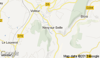 Plan de Nevy-sur-Seille