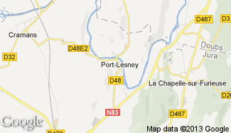 Plan de Port-Lesney