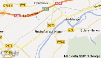 Plan de Rochefort-sur-Nenon