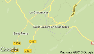 Plan de Saint-Laurent-en-Grandvaux