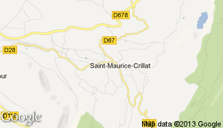 Plan de Saint-Maurice-Crillat