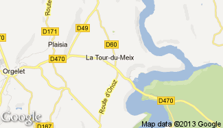 Plan de La Tour-du-Meix