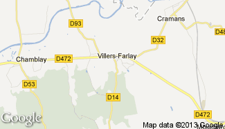 Plan de Villers-Farlay