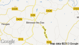 Plan de Bénesse-lès-Dax