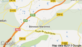 Plan de Bénesse-Maremne
